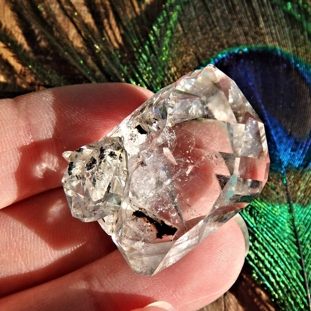 Lovely Clarity NY Herkimer Diamond Cluster Specimen1 - Earth Family Crystals