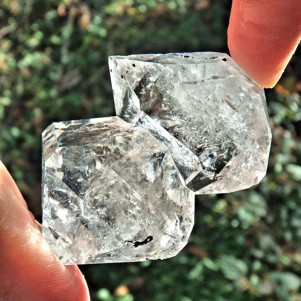 Incredible Brilliance NY Herkimer Diamond Cluster1 - Earth Family Crystals