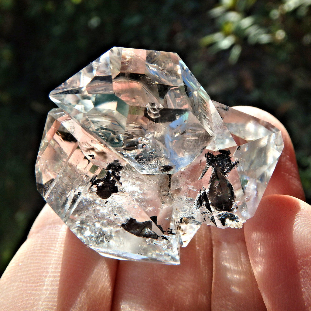 Extreme Brilliance New York Herkimer Diamond Cluster Specimen3 - Earth Family Crystals
