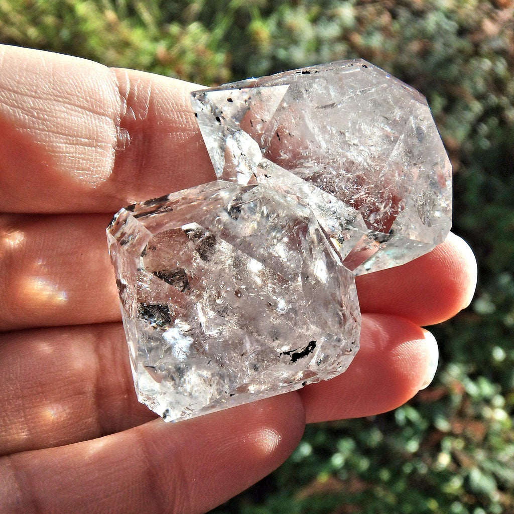 Incredible Brilliance NY Herkimer Diamond Cluster1 - Earth Family Crystals