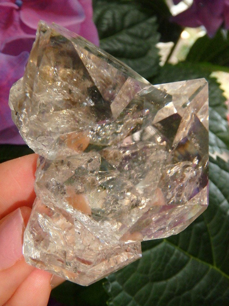 Amazing Slightly Smoky Large NY Herkimer Diamond Cluster - Earth Family Crystals