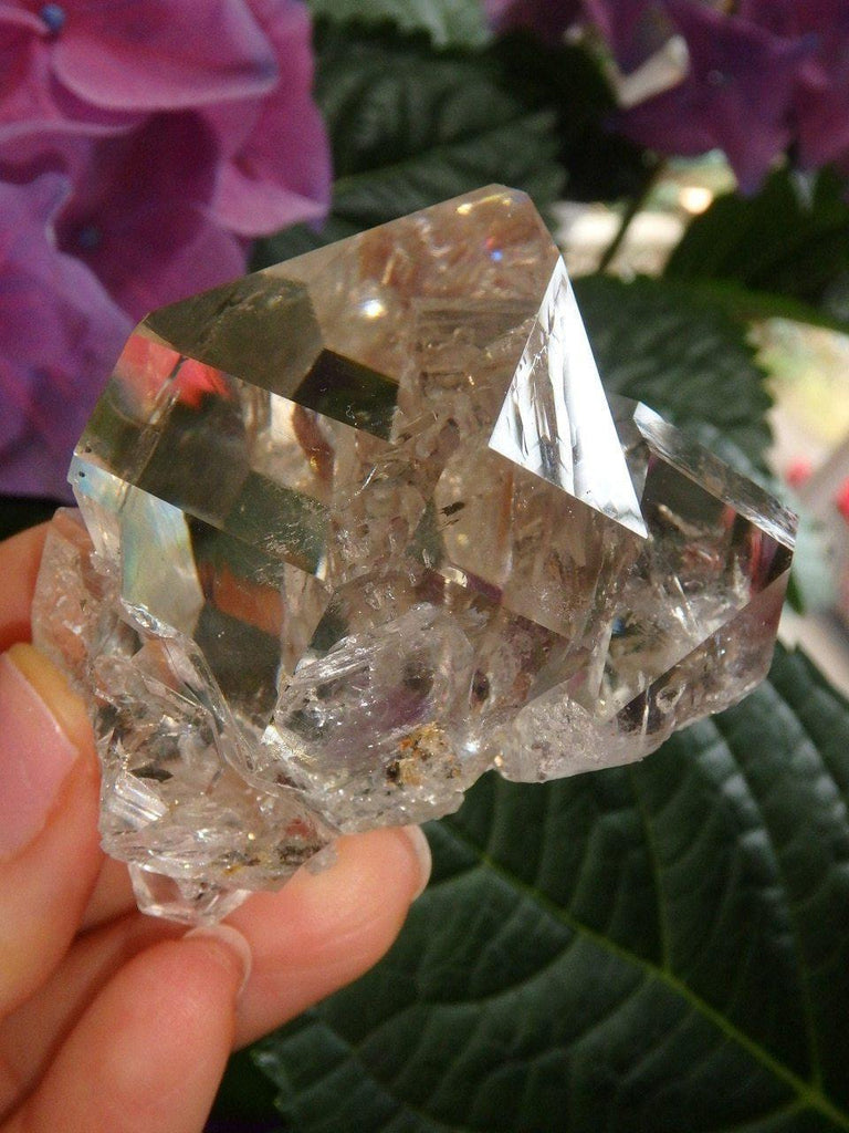 Amazing Slightly Smoky Large NY Herkimer Diamond Cluster - Earth Family Crystals
