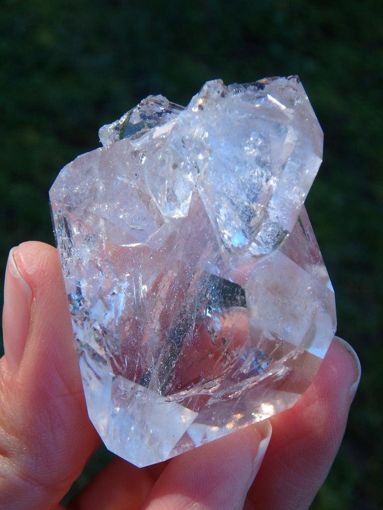 Exquisite Large NY Herkimer Diamond With Attached Babies - Earth Family Crystals