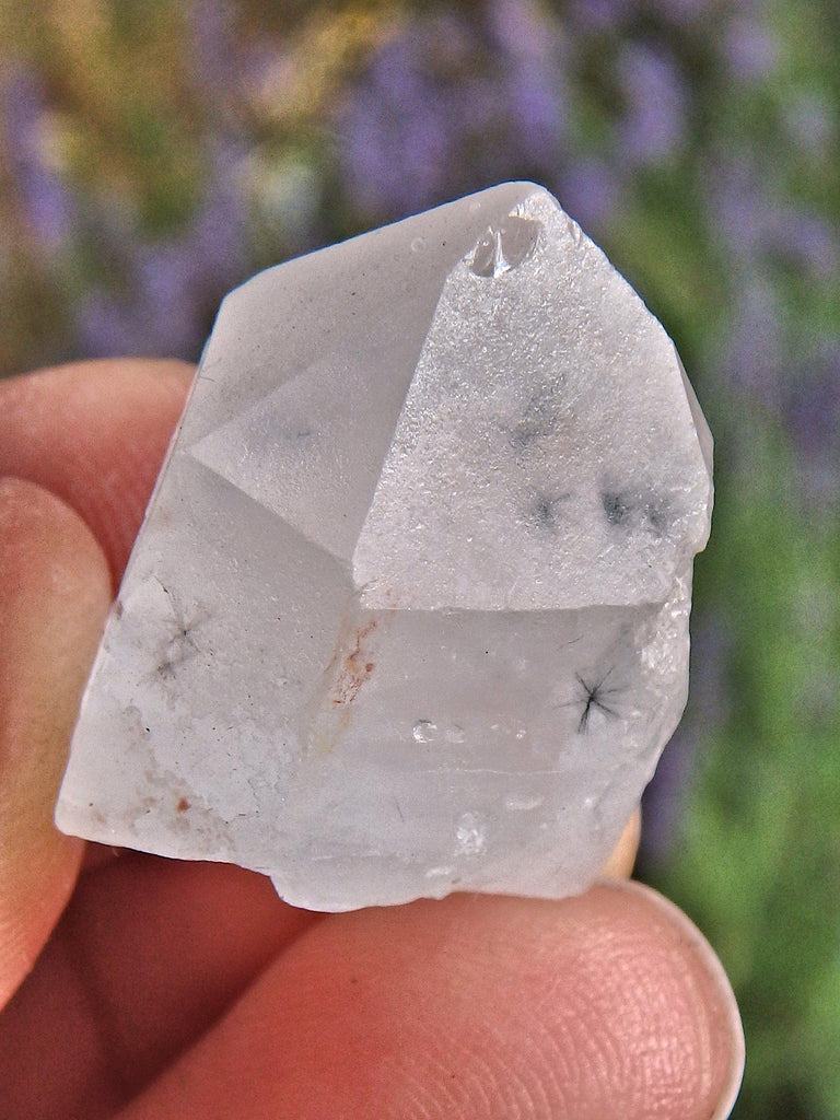 Rare & Powerful~Star Hollandite Quartz Dainty Point From Madagascar 1 - Earth Family Crystals