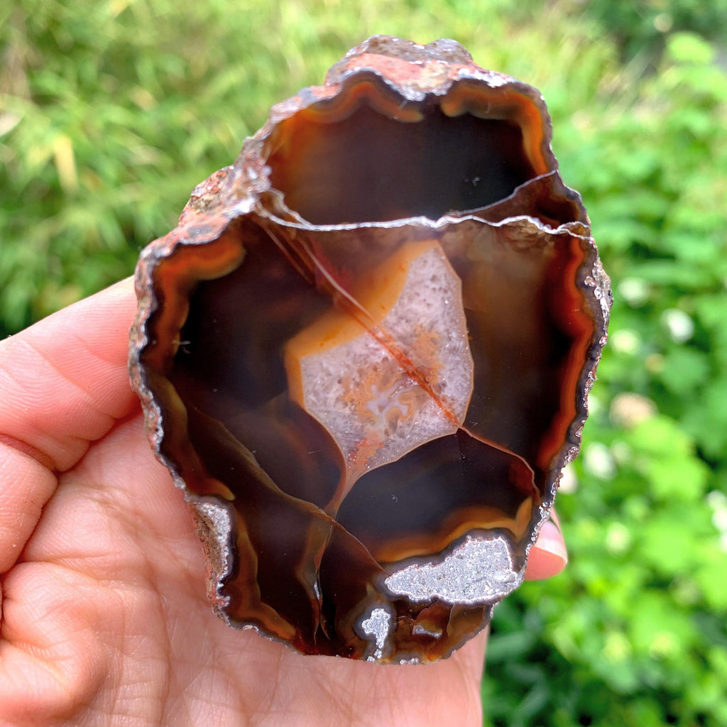 Earthy Patagonia Condor  Agate Partially Polished Specimen - Earth Family Crystals