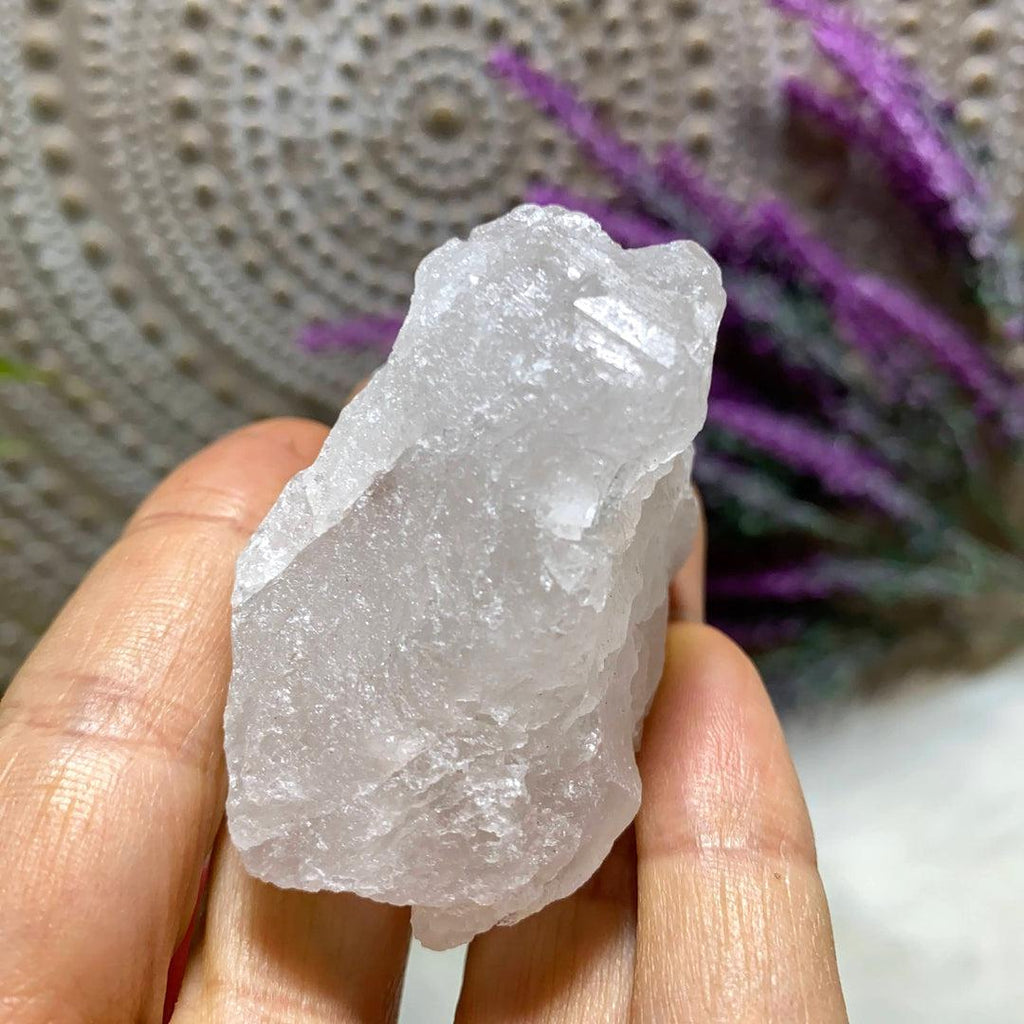 Record Keepers! Nirvana Ice Quartz Crystal Point from The Himalayas - Earth Family Crystals