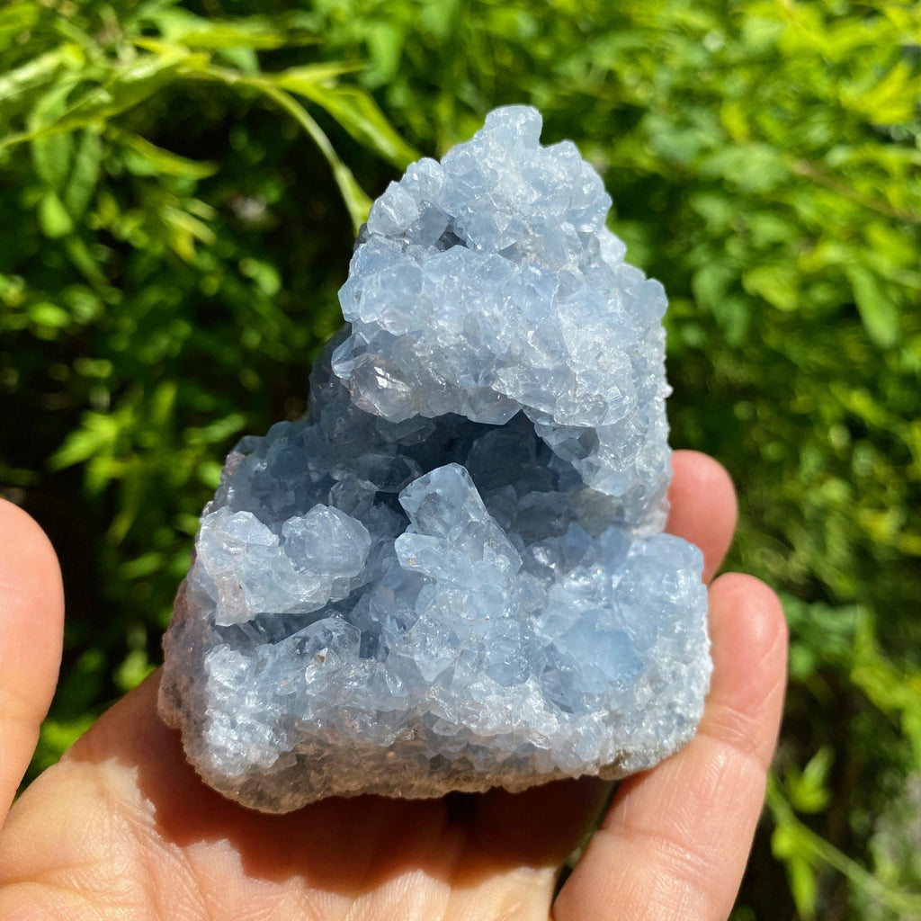 Angelic Vibes! Sweet Blue Celestite Natural Specimen from Madagascar - Earth Family Crystals