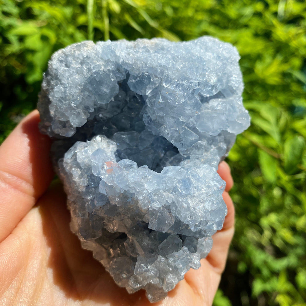 Angelic Vibes! Sweet Blue Celestite Natural Specimen from Madagascar - Earth Family Crystals