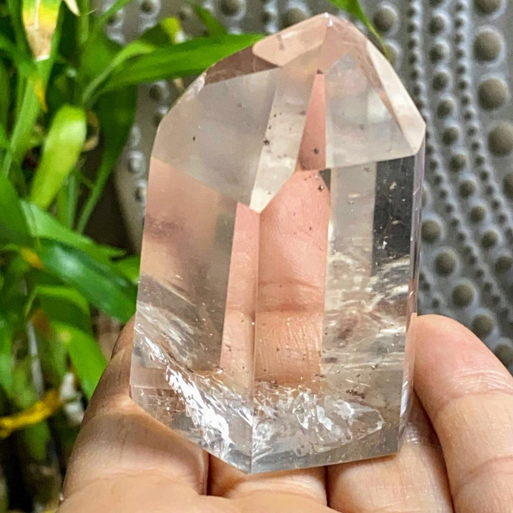 Gorgeous Clarity! Rutilated Quartz Chunky Standing Display Generator~ Locality: Brazil - Earth Family Crystals