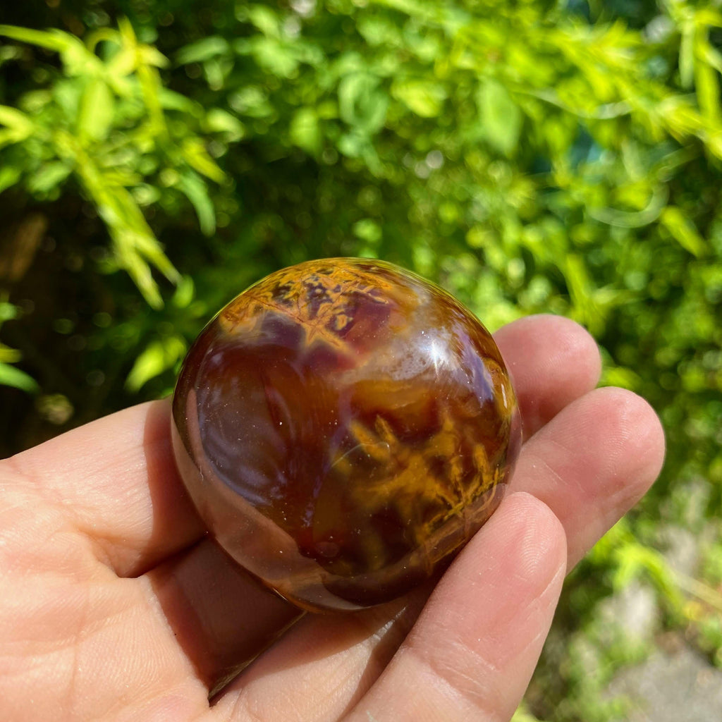 Gorgeous Patterns~ Shiny Polished Carnelian  Specimen From Madagascar - Earth Family Crystals