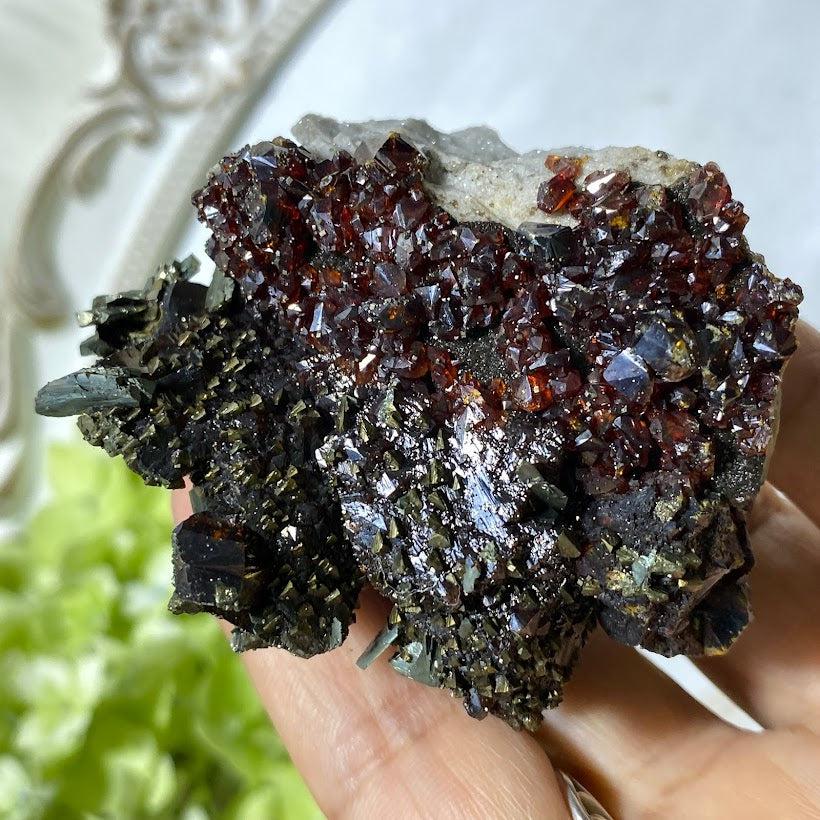 incredible old collection Sphalerite, Marcasite & Chalcopyrite from Eagle Picher Mine, Oklahoma - Earth Family Crystals