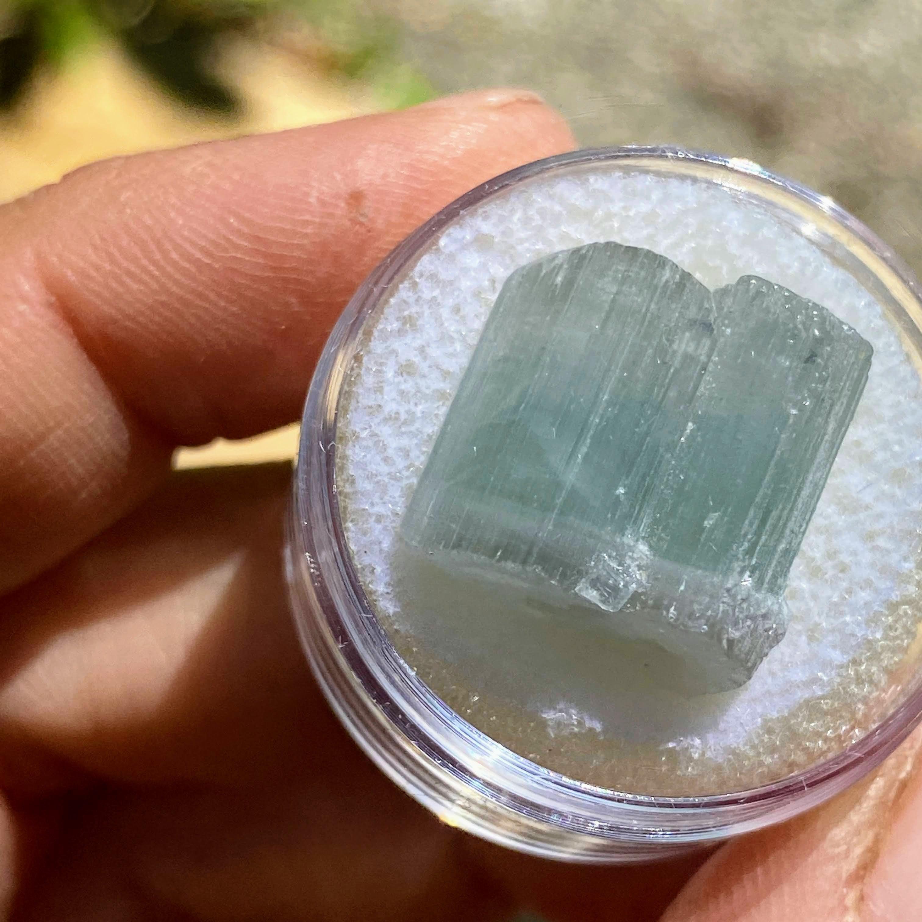 Rare California Find! 24CT Indicolite Blue Tourmaline Terminated Point ~Locality: Oceanside, California - Earth Family Crystals