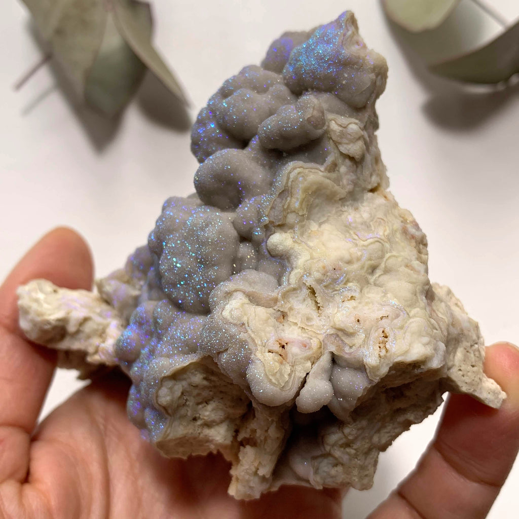 Incredible Sparkle! Missouri Druzy Angel Aura Infused Quartz Cluster Specimen #2 - Earth Family Crystals