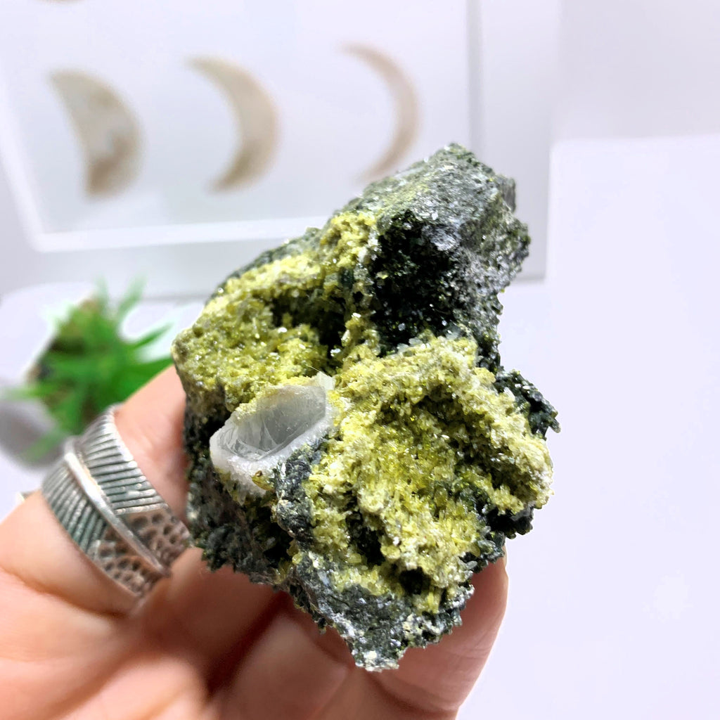Reserved for Felicia~Rare Locale~Epidote With Quartz Inclusion Collectors Specimen~Locality: Nelson Range, Inyo County, California - Earth Family Crystals