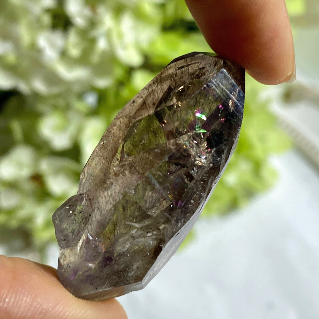 Gorgeous Double Terminated  Super 7 Gemmy Point - Earth Family Crystals