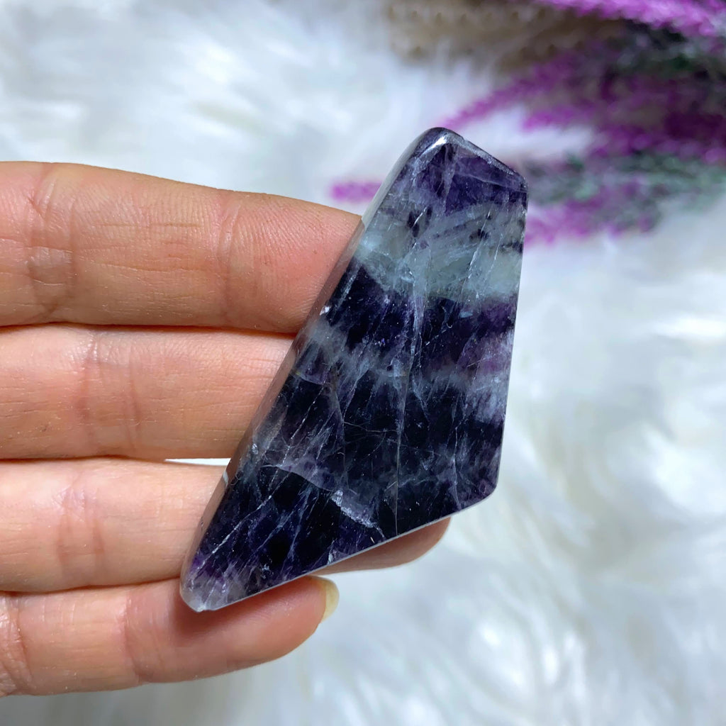 Rainbow Fluorite Free Form Hand Held Crystal - Earth Family Crystals