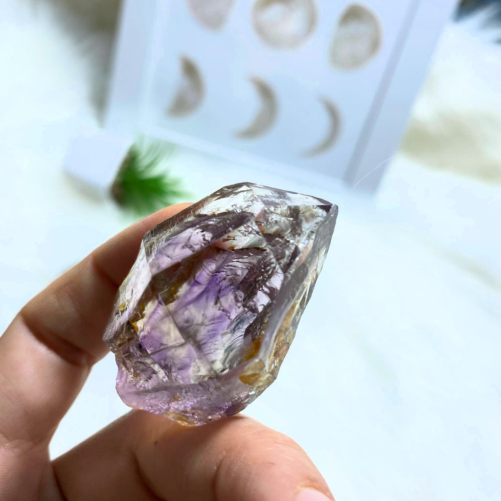 Light Filled Brandberg Amethyst Terminated Specimen from Namibia - Earth Family Crystals