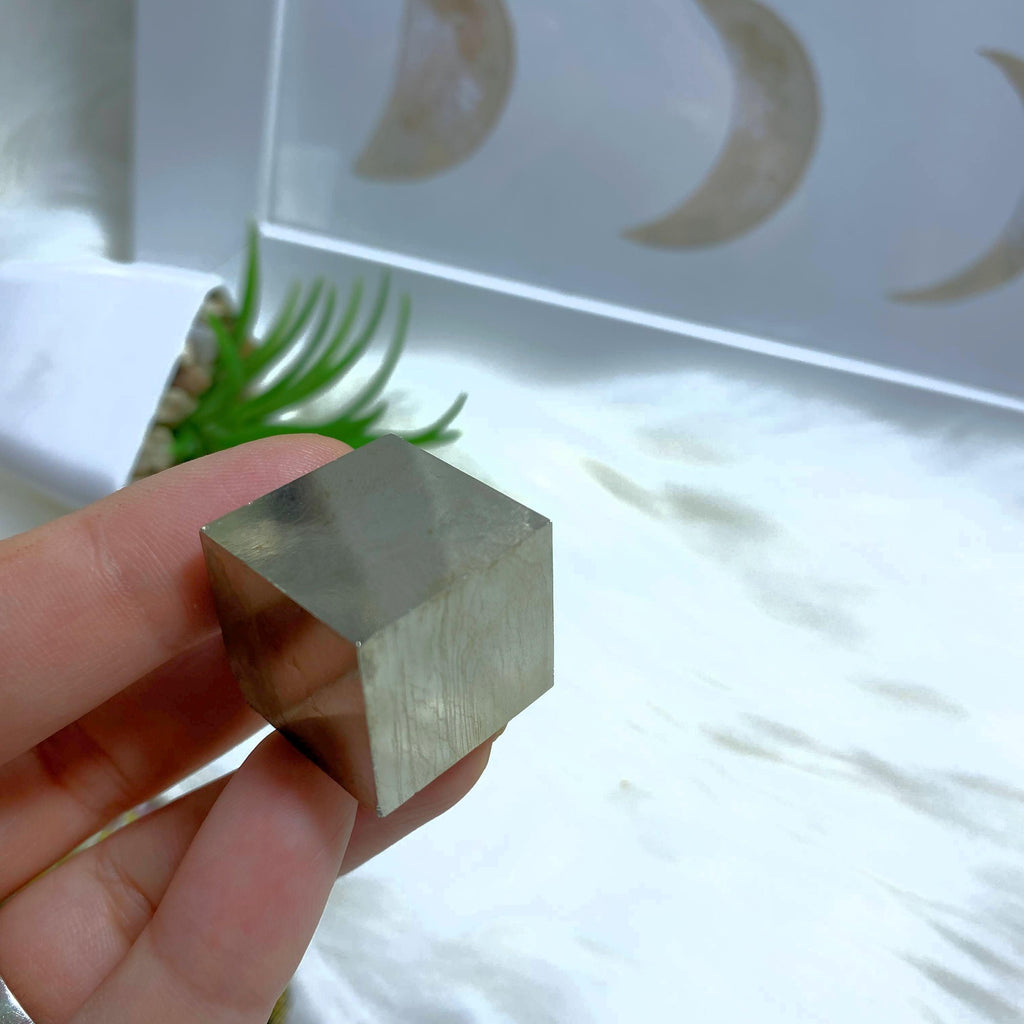 Gorgeous Natural Pyrite Cube From Spain #1 - Earth Family Crystals