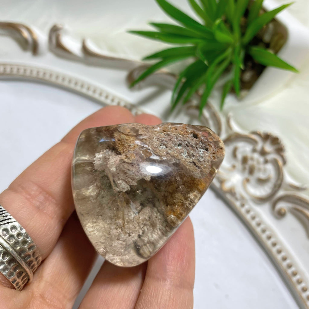 Shamanic Dream Quartz Seer Stone Partially Polished From Brazil #1 - Earth Family Crystals