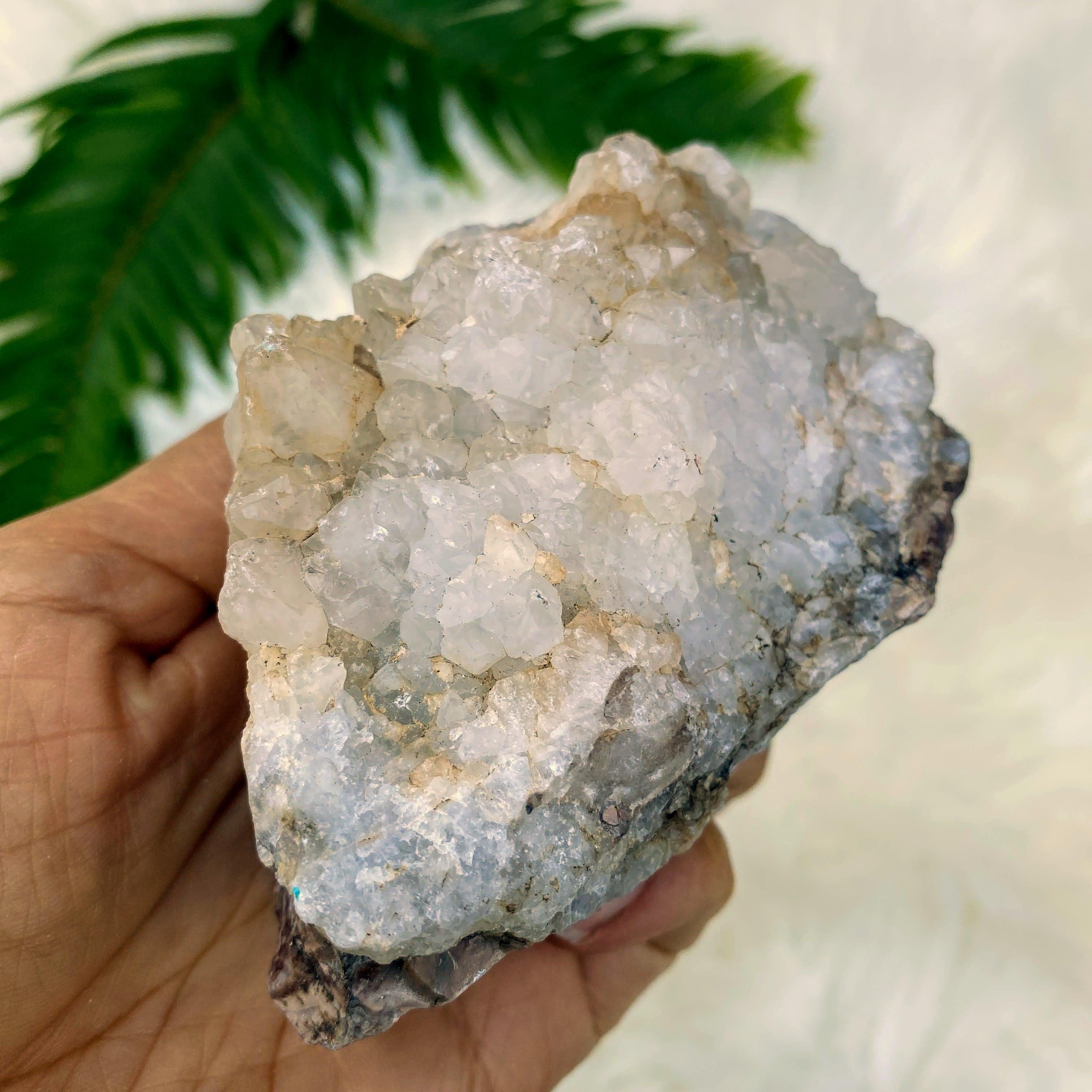 Natural Chunky Clear Quartz Cluster from Arizona - Earth Family Crystals