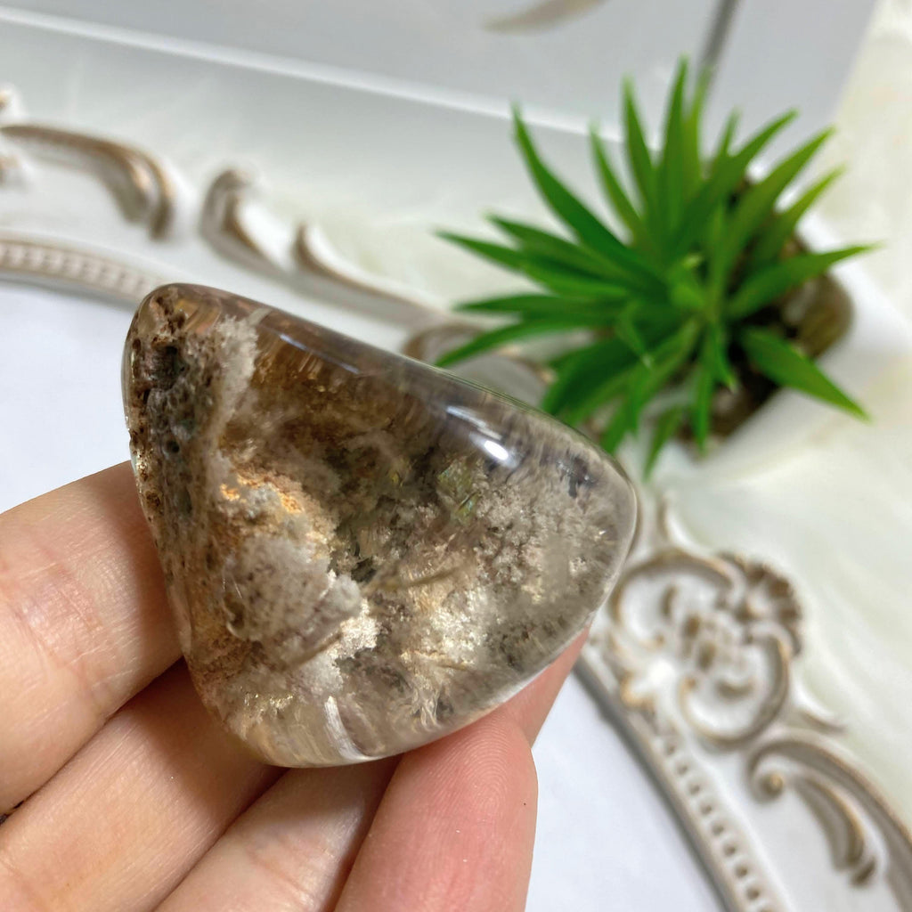 Shamanic Dream Quartz Seer Stone Partially Polished From Brazil #1 - Earth Family Crystals