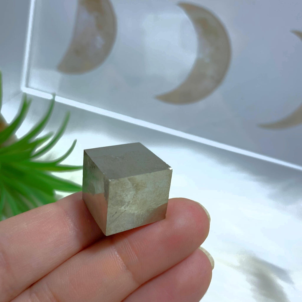 Gorgeous Small Natural Pyrite Cube From Spain #3 - Earth Family Crystals