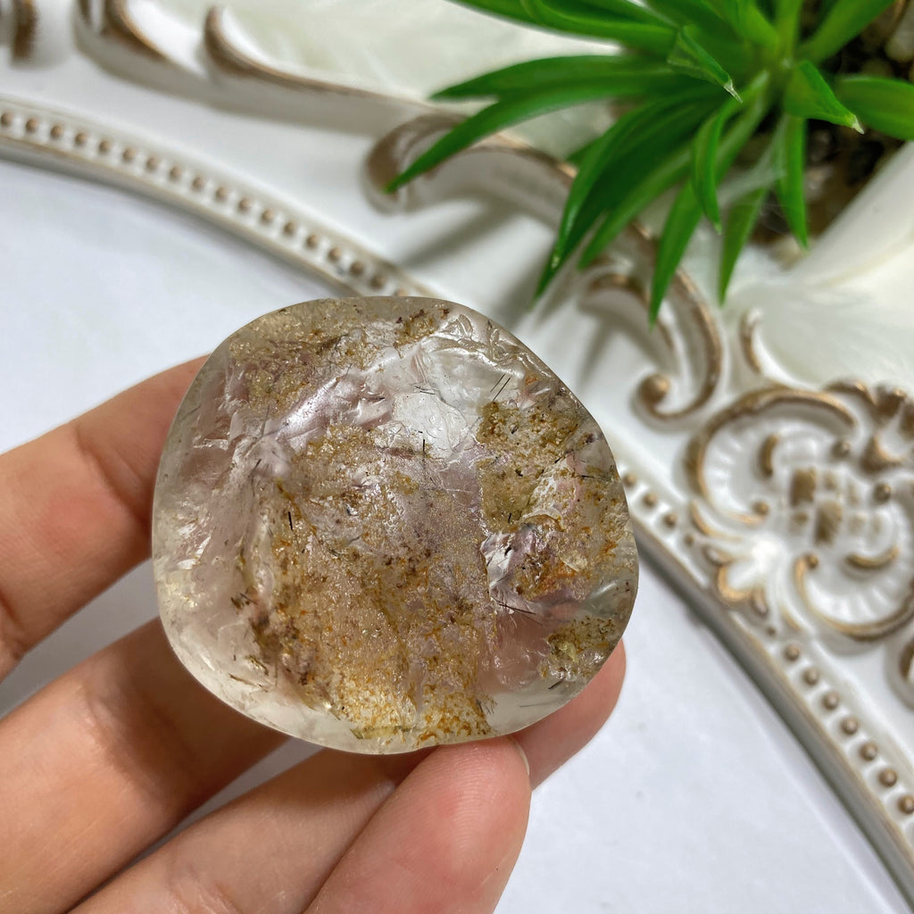 Reserved for Sarah V. Shamanic Dream Quartz Seer Stone Partially Polished From Brazil #2 - Earth Family Crystals