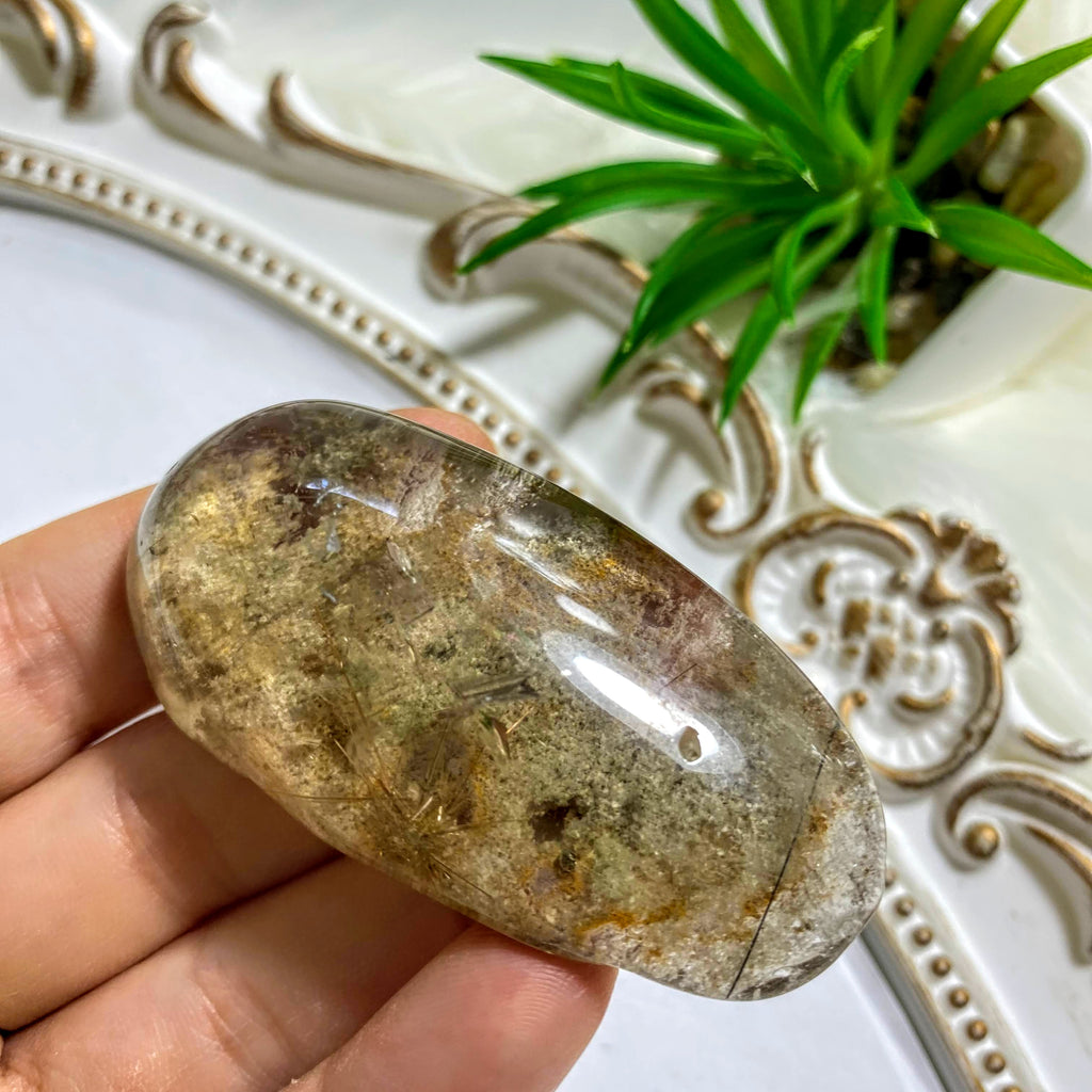 Shamanic Dream Quartz Seer Stone Partially Polished From Brazil #3 - Earth Family Crystals