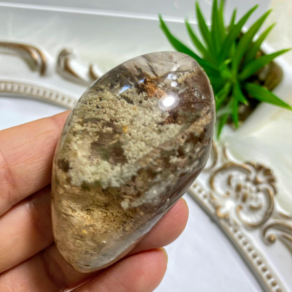 Shamanic Dream Quartz Seer Stone Partially Polished From Brazil #4 - Earth Family Crystals