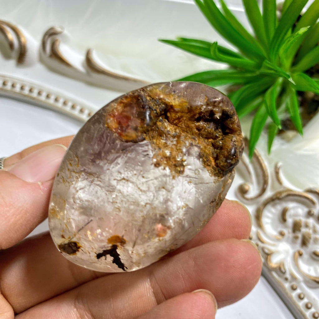 Shamanic Dream Quartz Seer Stone Partially Polished From Brazil #5 - Earth Family Crystals