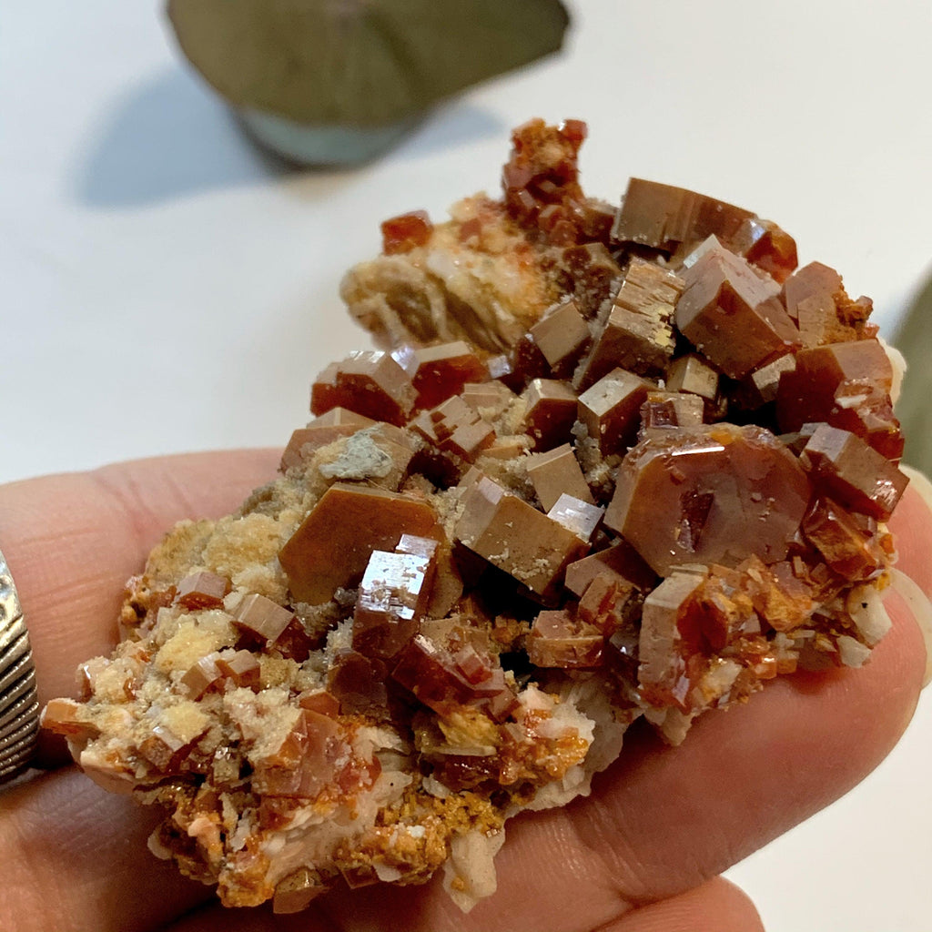 Gorgeous Orange Vandanite Gemstone Cluster~Locality Morocco - Earth Family Crystals