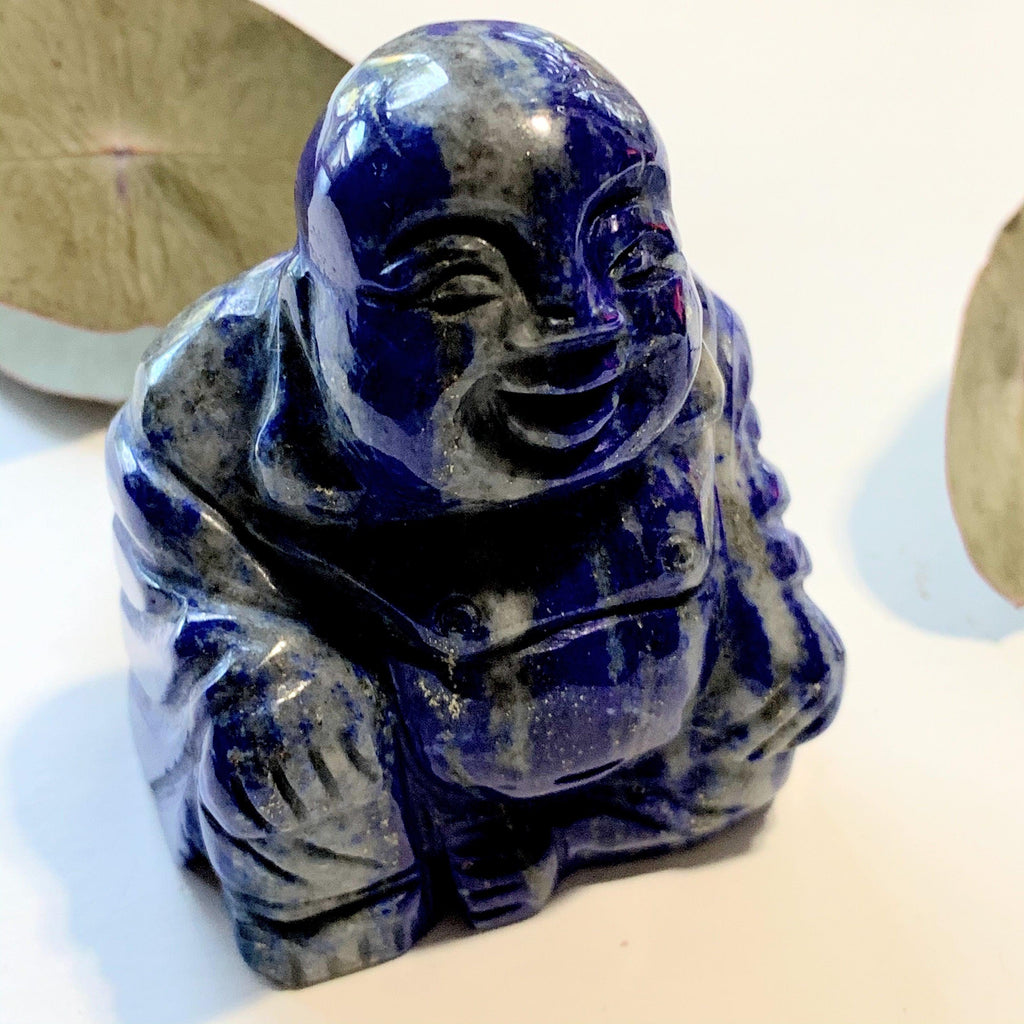 Deep Cobalt Blue Lapis Lazuli  Buddha Carving - Earth Family Crystals