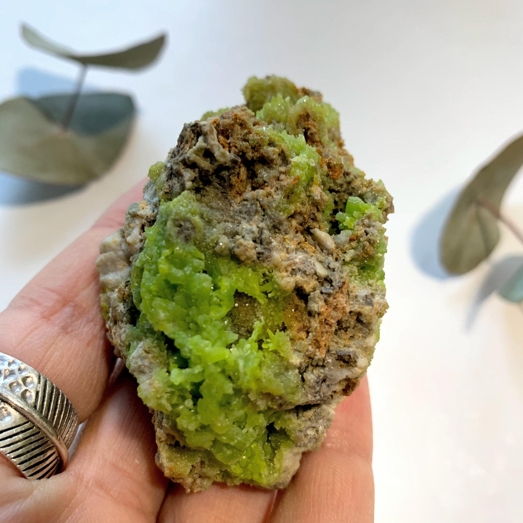 Natural Electric Green Pyromorphite Specimen With Deep Caves~ Locality China - Earth Family Crystals