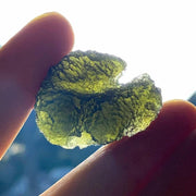 Top Grade AAA - 58ct Collectors Genuine Moldavite Natural Specimen - Locality: Czech Republic - Earth Family Crystals