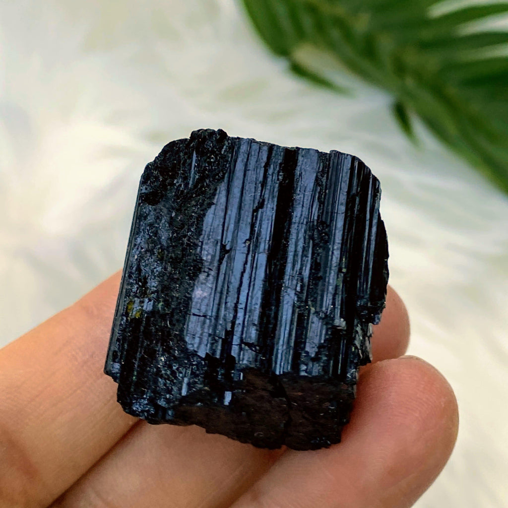 Black Tourmaline Natural Specimen From Brazil - Earth Family Crystals