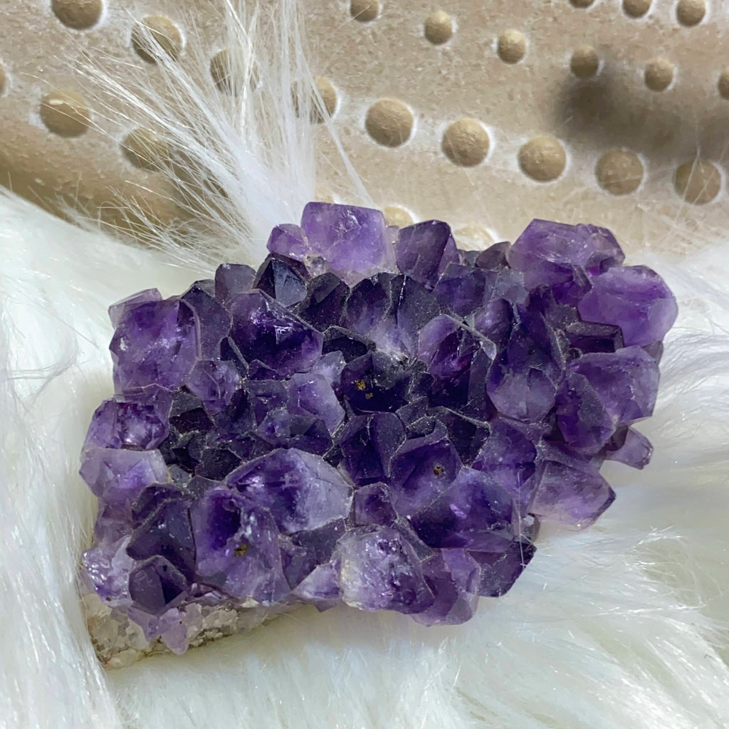 Deep Purple Amethyst Cluster From Uruguay #1 - Earth Family Crystals