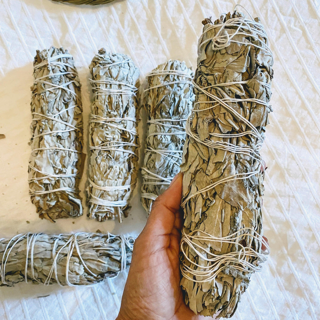 One Large Ethically Sourced White Sage Bundle (Fair Trade) - Earth Family Crystals