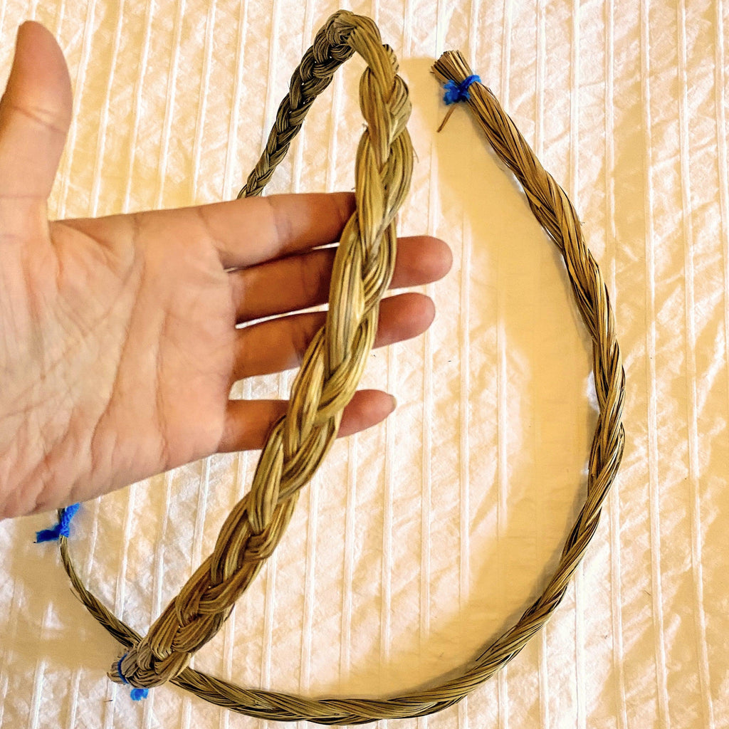 One Long Sweetgrass Braid (Ethically Sourced) - Earth Family Crystals