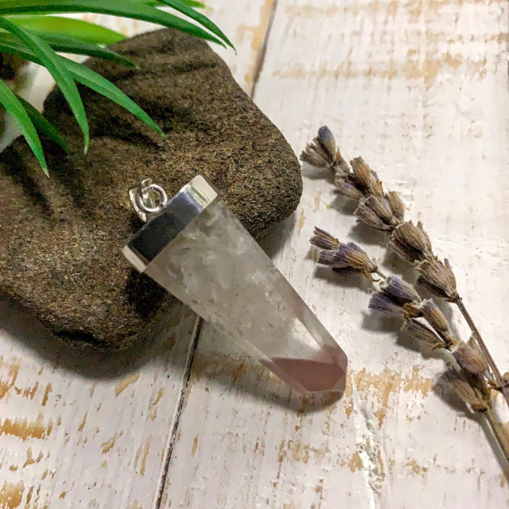 Lithium Quartz Sterling Silver Pendant (Includes Silver Chain) #3 - Earth Family Crystals
