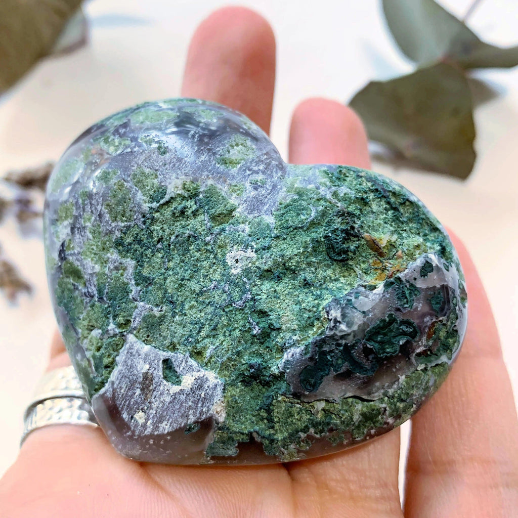 Pretty Sparkle Black Druzy Amethyst Geode Heart~ Locality Uruguay - Earth Family Crystals