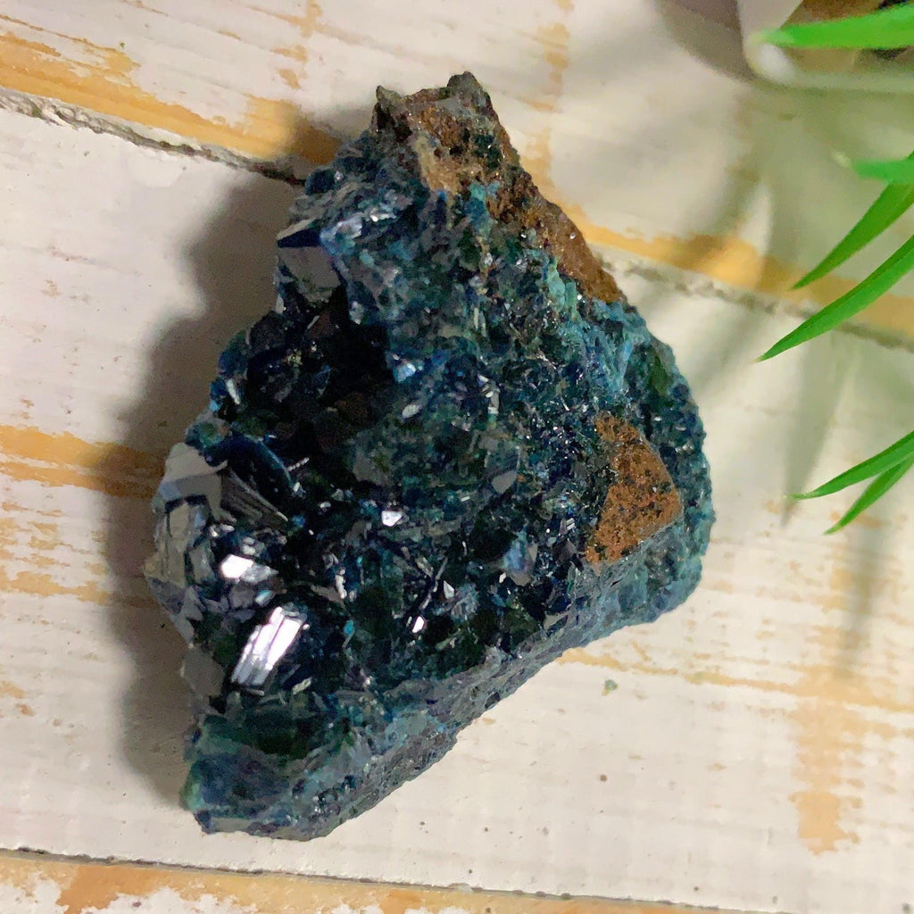 Rare Deep Blue Lazulite Crystal Specimen From Rapid Creek, Yukon, Canada #3 - Earth Family Crystals