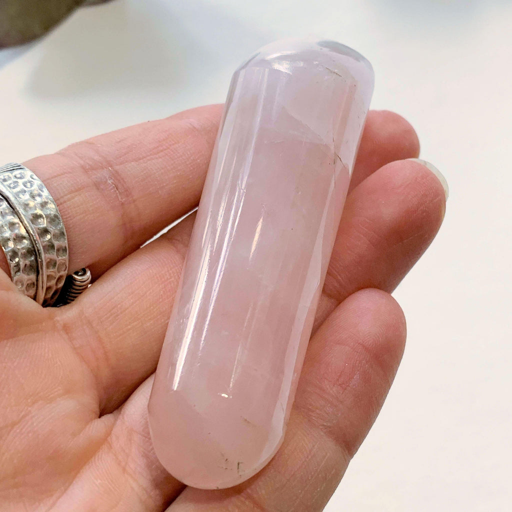 Healing Pink Rose Quartz Massage Wand - Earth Family Crystals