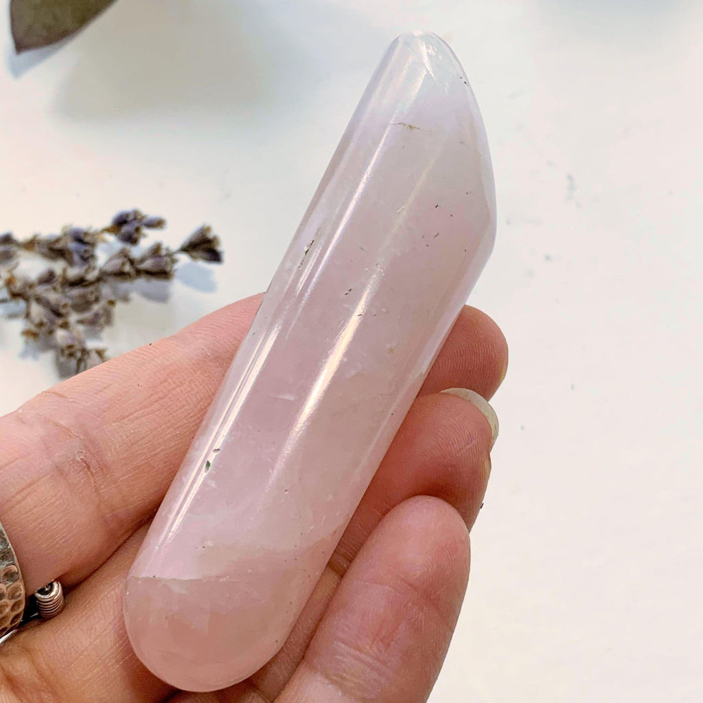 Healing Pink Rose Quartz Massage Wand - Earth Family Crystals
