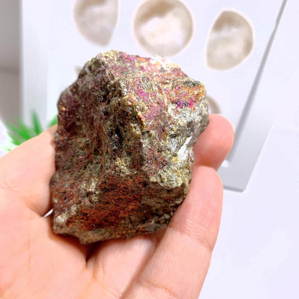 Peacock Ore (Bornite) Raw Chunky Specimen #4 - Earth Family Crystals