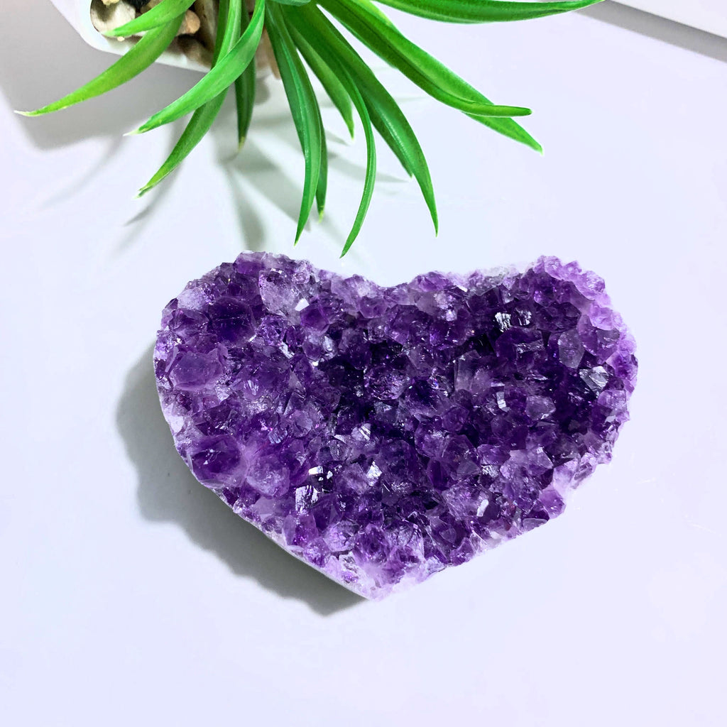 Amethyst Beautiful Purple Love Heart~ Locality Uruguay #2 - Earth Family Crystals