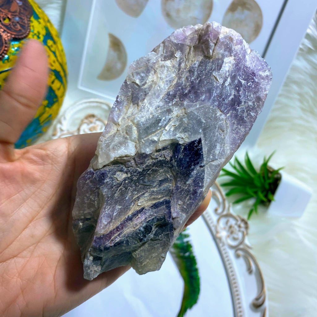 Genuine Canadian Auralite-23 Large Natural Point~ Locaity: Ontario, Canada - Earth Family Crystals