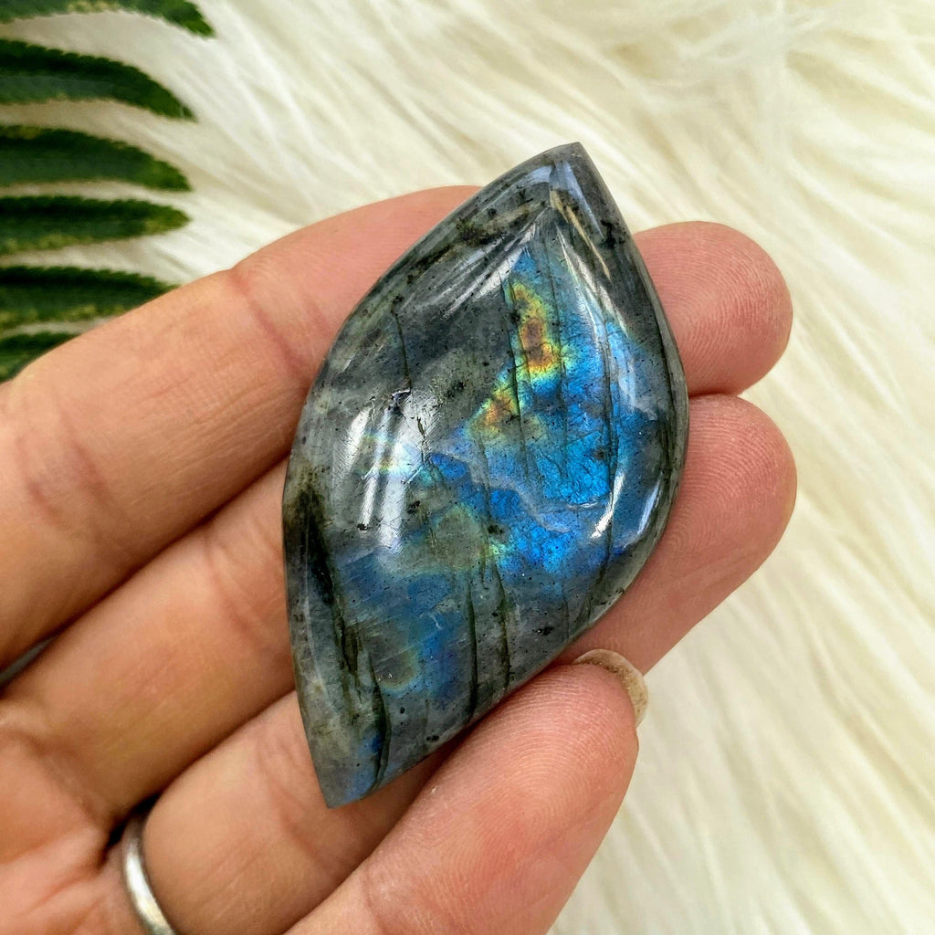 Flashy Labradorite Cabochon Ideal for Crafting #1 - Earth Family Crystals