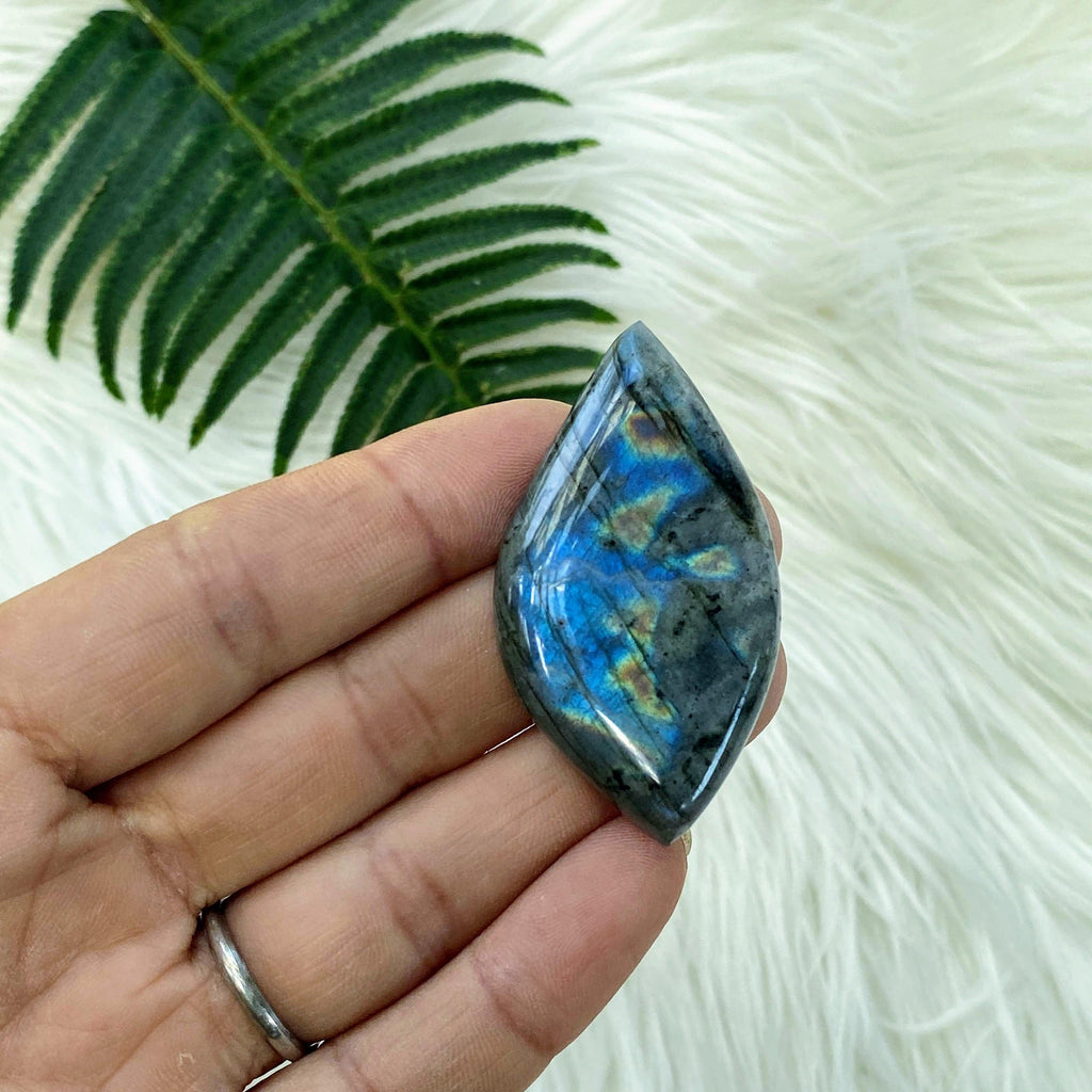 Flashy Labradorite Cabochon Ideal for Crafting #1 - Earth Family Crystals
