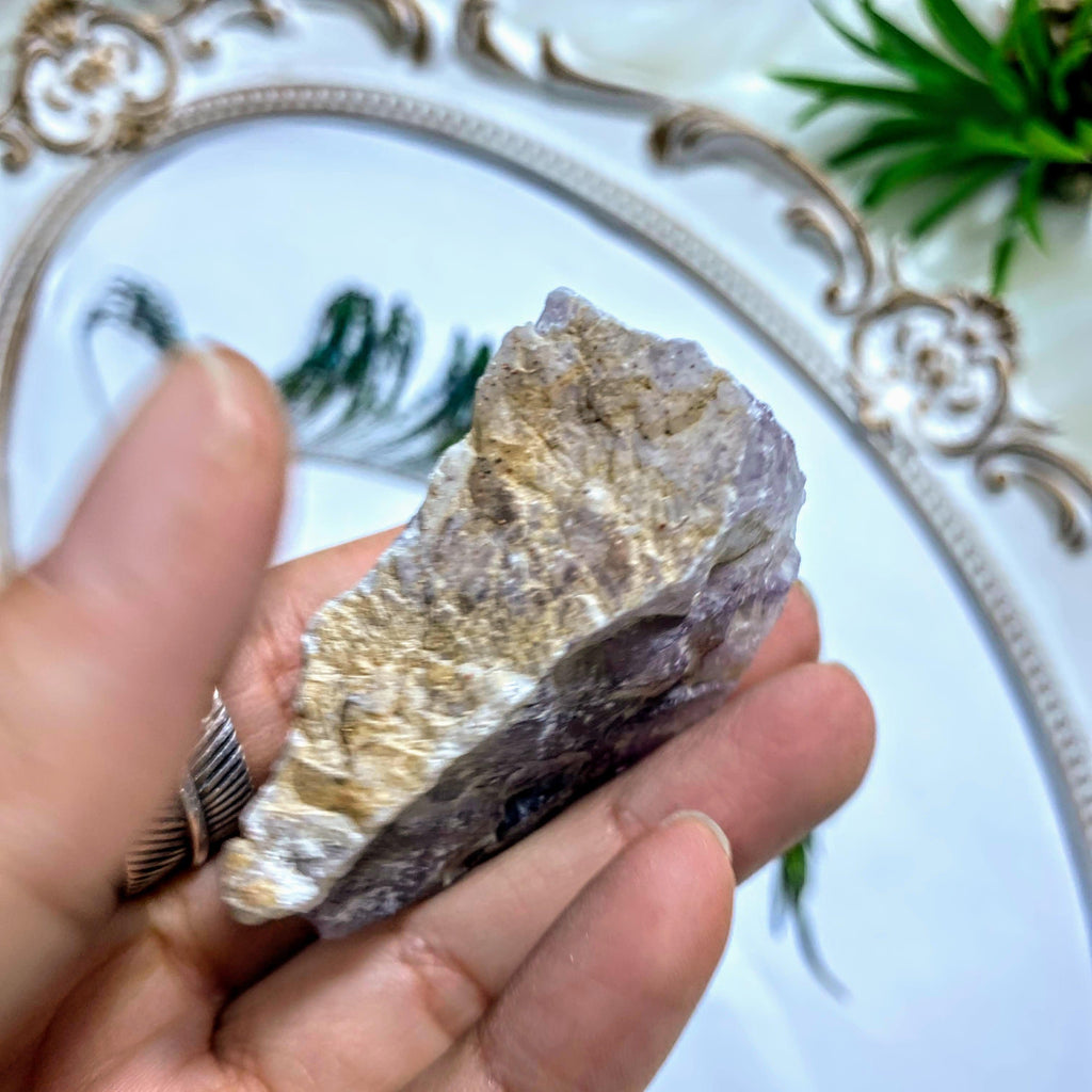 Genuine Auralite-23 Hand Held Chunk~ Locality: Ontario, Canada #3 - Earth Family Crystals