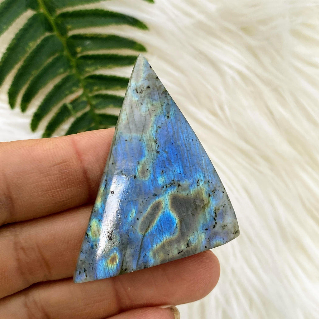 Flashy Labradorite Cabochon Ideal for Crafting #2 - Earth Family Crystals